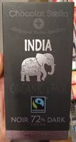 Mängden socker i India Noir 72%