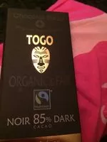 Mängden socker i Togo chocolat stella