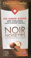 Mängden socker i Noir noisettes