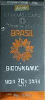 Mängden socker i Chocolat Stella brasil biodynamic noir 70%