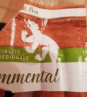 Mängden socker i Saucisse de l'Emmental