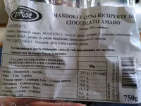 Mängden socker i Chocolate Almonds