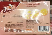 Mängden socker i Citronat en cubes