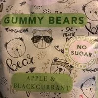 Mängden socker i Gummy Bears  Apple Blackcurrant