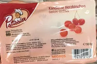Mängden socker i Cerises confites