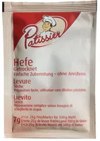 Mängden socker i Levure sèche Patissier
