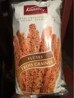 Mängden socker i Flûtes Sésame Pavot 2x125g