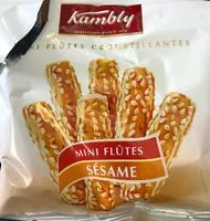 Mängden socker i Kambly Mini Flutes Sesame