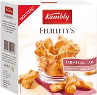 Mängden socker i Feuillety's Parmesan & Ail 80g -  Kambly