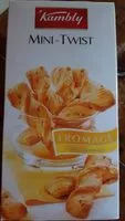 Mängden socker i MINI TWIST FROMAGE 115G - KAMBLY - 115g