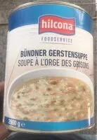Mängden socker i Bündner Gerstensuppe