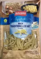 Mängden socker i Spätzli (pâtes aux œufs), à l'ancienne