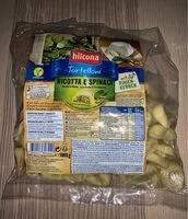 Mängden socker i Tortelloni ricotta e spinaci