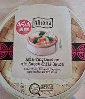 Mängden socker i Asia-Teigtaschen mit Sweet Chili Ssuce