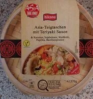 Mängden socker i Asia-Teigtaschen mit Teriyaki Sauce