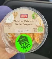 Mängden socker i Salade taboulé poulet yogourt