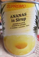 Mängden socker i Ananas au sirop