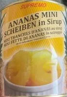 Mängden socker i Ananas scheiben in sirup