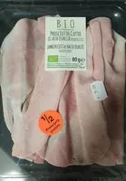 Mängden socker i Jambon cuit de haute qualité biologique