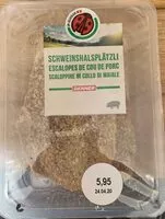 Mängden socker i Escalopes de cou de porc