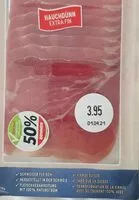 Mängden socker i Bündner Rohschinken premium