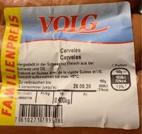 Mängden socker i Cervelas