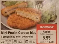 Mängden socker i Mini poulet cordon bleu