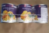 Mängden socker i Mandarines au sirop