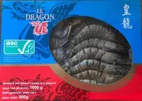 Mängden socker i Crevettes Backtiger avec tête