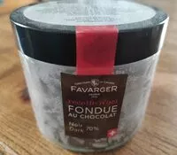 Mängden socker i Fondue au chocolat