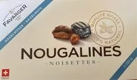 Mängden socker i Nougalines Noisettes 150 gr, 1 Boîte