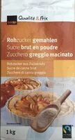 Mängden socker i Rohzucker gemahlen : Rohzucker aus Zuckerrohr