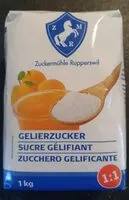 Mängden socker i Sucre gélifiant