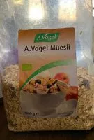 Mängden socker i A. Vogel Mürsli