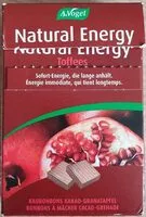 Mängden socker i Natural energy