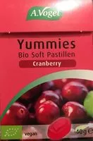 Mängden socker i Bonbons Cranberry