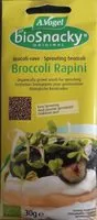 Mängden socker i Broccoli  rapini