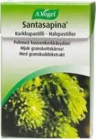 Mängden socker i Bonbons Santasapina Boite - 30GR - A. vogel