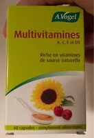 Mängden socker i Multivitamines, A, C, E et D3