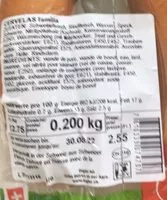 Mängden socker i Cervellas