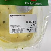 Mängden socker i Salade de pâtes curry