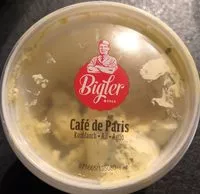 Mängden socker i Bigler café de Paris à l'ail