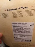 Mängden socker i Carpaccio di manzo