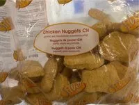 Mängden socker i Nuggets de poulet