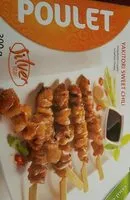 Mängden socker i Poulet yakitori sweet chili