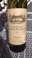 Mängden socker i Chateau saint-Vincent, 2014, Grand cru