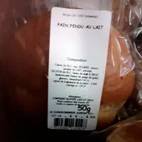 Mängden socker i Pain fendu au lait