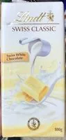 Mängden socker i Swiss Classic White Chocolate - Lindt - 100 G