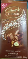 Mängden socker i Chocolat Lindor Hazelnut Lindt (100G)