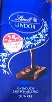 Mängden socker i Lindor Dunkel, Herb